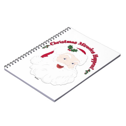 Vintage Weihnachtswunder passieren! Notizblock (Linke Seite)