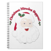 Vintage Weihnachtswunder passieren! Notizblock (Vorderseite)