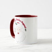 Vintage Weihnachtswunder passieren! Tasse (Vorderseite Links)