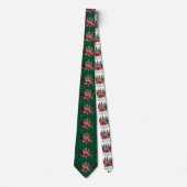 Vintage Weihnachtszeit Krawatte (Vorderseite)