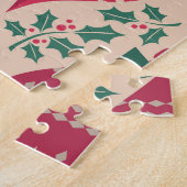 Vintage Weihnachtszeit Nahtloses Muster Puzzle (Seite)