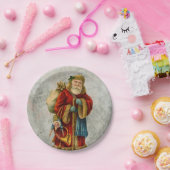 Vintage Weihnachtszeit Pappteller (Party)