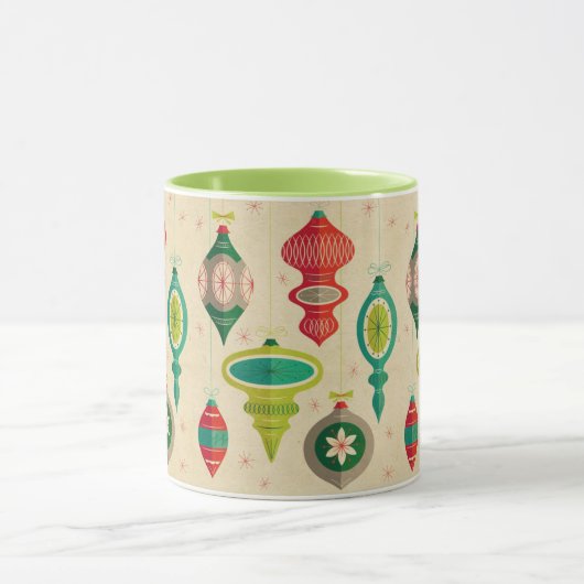 Vintage Weihnachtszeit Tasse (Zentrum)