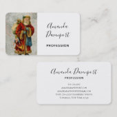 Vintage Weihnachtszeit Visitenkarte (Vorne/Hinten)