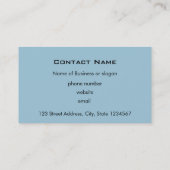 Vintage Weihnachtszeit Visitenkarte (Rückseite)