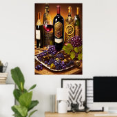 Vintage Wein Poster (Heimbüro)
