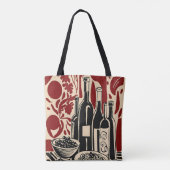 Vintage-Wein-Tasche Tasche (Rückseite)