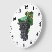 Vintage Weinanbauküche Große Wanduhr (Winkel)