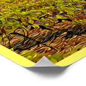 Vintage Weinberge Lavaux Schweiz Reisen Poster (Ecke)