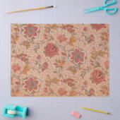 Vintage Weinblütendruckerei Botanische Schrift Seidenpapier (Basteln)