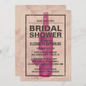 Vintage Weinflasche Bridal Dusche Einladungen (Vorne/Hinten)