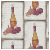 Vintage Weinflasche Stoff (Nahaufnahme)