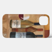 Vintage Weinflaschen und Weinglas Case-Mate iPhone Hülle (Rückseite (Horizontal))