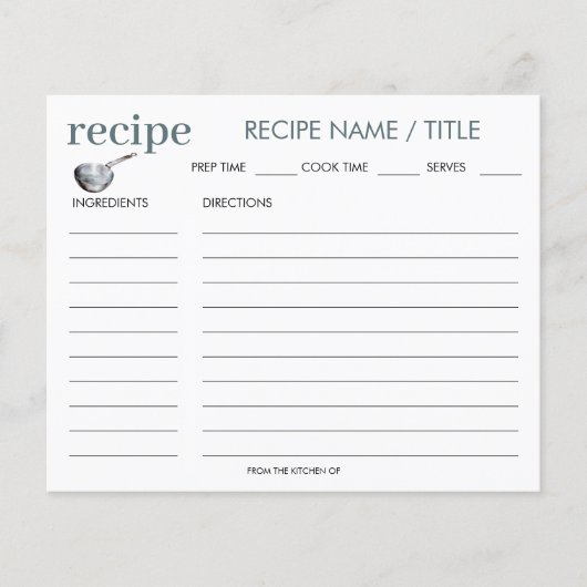 Vintage Weinkarte (Vorderseite)