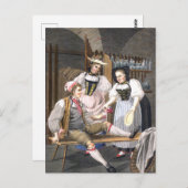 Vintage Weinkellerei Schweizer Getränkeszene Postkarte (Vorne/Hinten)