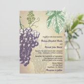 Vintage Weinkellerei Weinberg Weinroute Mendrisiot Einladung (Stehend Vorderseite)