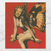 Vintage Weinkellerei Weinetikett (Einzelnes Label)