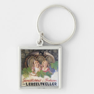 Vintage Weinkette Schlüsselanhänger