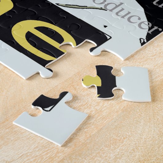 Vintage Weinposter Puzzle (Seite)