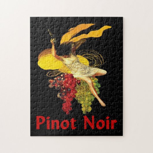 Vintage Weinposter Puzzle (Vertikal)