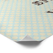 Vintage Weintypografie Poster (Ecke)