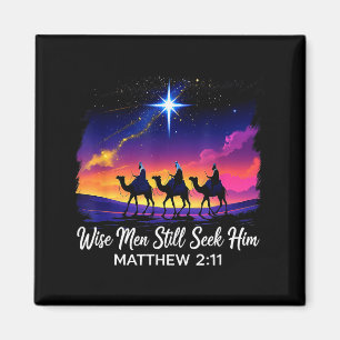 Vintage Weise Männer suchen ihn immer noch Jesus G Magnet