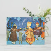 Vintage Weisen und Schafe an Weihnachten (Stehend Vorderseite)