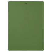 Vintage weiß-orchid-Blume Personalisiert Zwischena Klemmbrett (Rückseite)