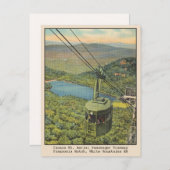 Vintage Weiße Berge New Hampshire Postkarte (Vorne/Hinten)