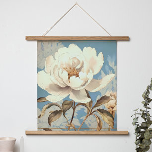 VINTAGE WEISSE BLUME POSTER