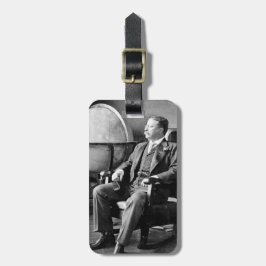 Vintage Weiße Haus das Präsidenten-Teddy Roosevelt Gepäckanhänger