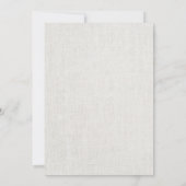 Vintage Weiße Laterne-Lavendel Einladung (Rückseite)