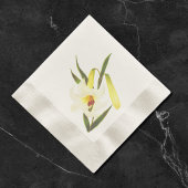 Vintage Weiße Lilie Serviette