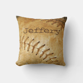 Vintage, weiße Naht im Baseball Kissen