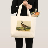 Vintage weiße Necked Gans Jumbo Stoffbeutel (Vorderseite (Produkt))