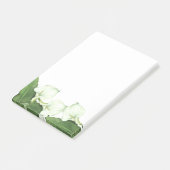 Vintage weiße post-it klebezettel (angewinkelt)