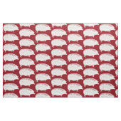 Vintage Weiße Schweine Funny Funny Old Movie Bacon Stoff (Fat Quarter (45,7 x 55,9 cm))