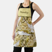 Vintage weiße Tauben Schürze (InSitu)