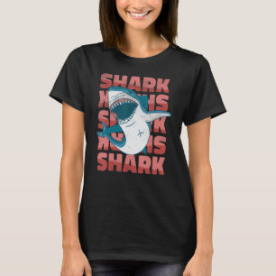 Vintage Weißer Hai Fisch Ozean Meeresleben T-Shirt
