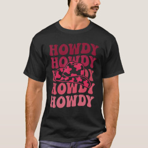 Vintage Weißer Howdy Rodeo Western Country Souther T-Shirt