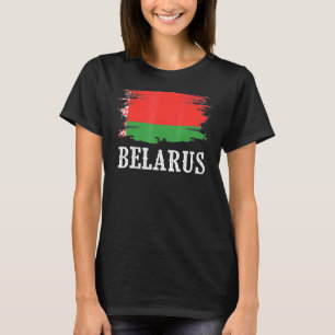 Vintage Weißrussland-Flagge Ich liebe Weißrussland T-Shirt