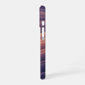 Vintage-Wellennebel iPhone 16 Hülle (Linke Seite)