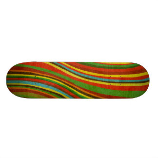 Vintage-Wellentextur Skateboard
