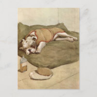 Vintage Welpen-Illustration