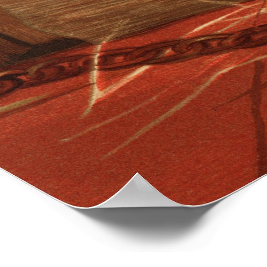 Vintage Welpen Poster (Ecke)