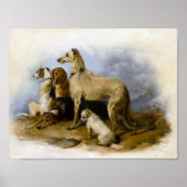 Vintage Welpen Poster (Vorne)