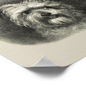 Vintage Welpen Poster (Ecke)