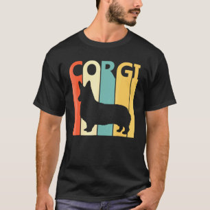 Vintage-Welsh-Corgi-Corgi-Hund T-Shirt