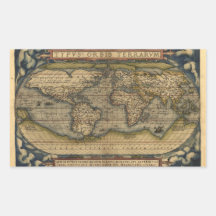Vintage Weltatlas Historisches Design
