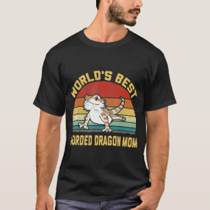Vintage Welten beste Bartete Dragon Mama T-Shirt